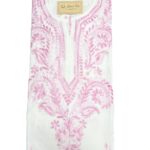 Traditional white cotton Chikankari kurti