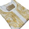 Elegant white cotton Chikankari kurti