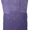 Lavender Hand Embroidered Chikankari Kurtas for Women
