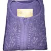 Lavender Hand Embroidered Chikankari Kurtas for Women