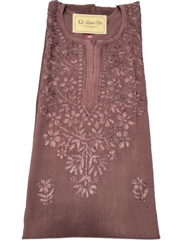Lucknowi Hand Embroidered Kurti