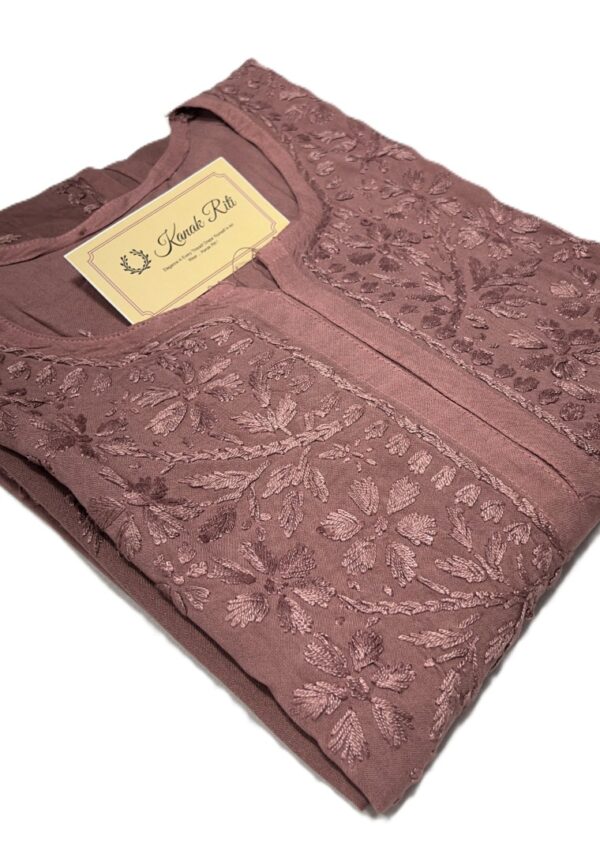 Lucknowi Hand Embroidered Kurti