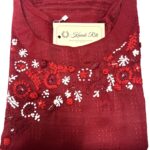 Red Cotton Kurti for Women