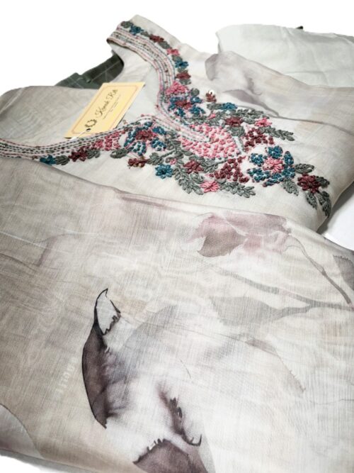 Cotton Kurti for Women with Rich Hand Embroidery