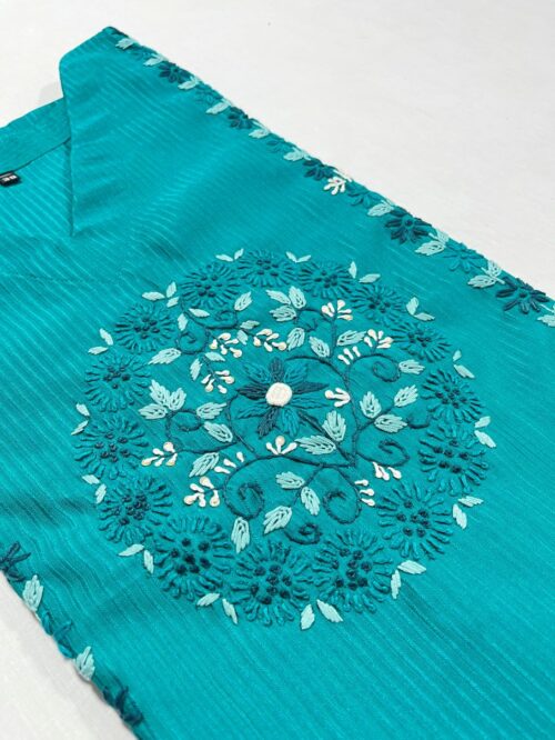 Designer Cotton Kurti Pant Set