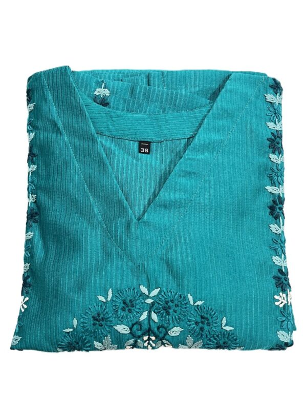 Designer Cotton Kurti Pant Set