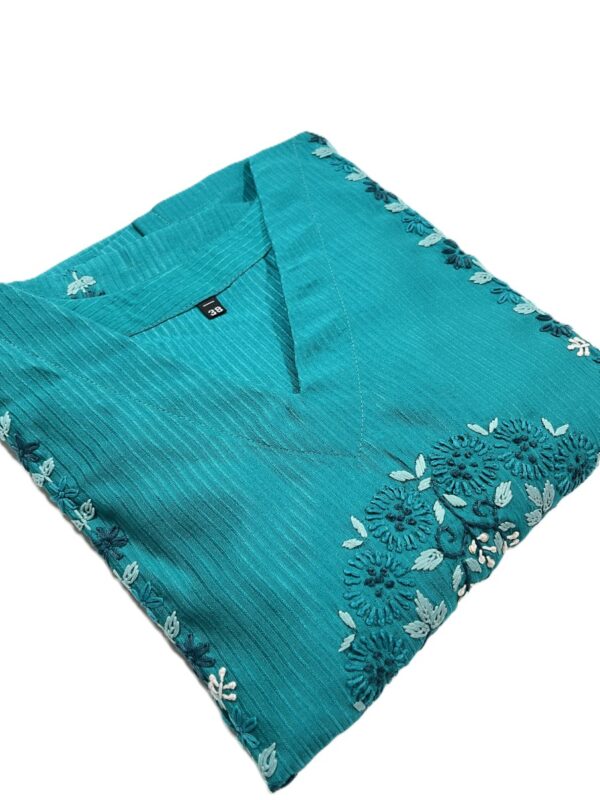 Designer Cotton Kurti Pant Set