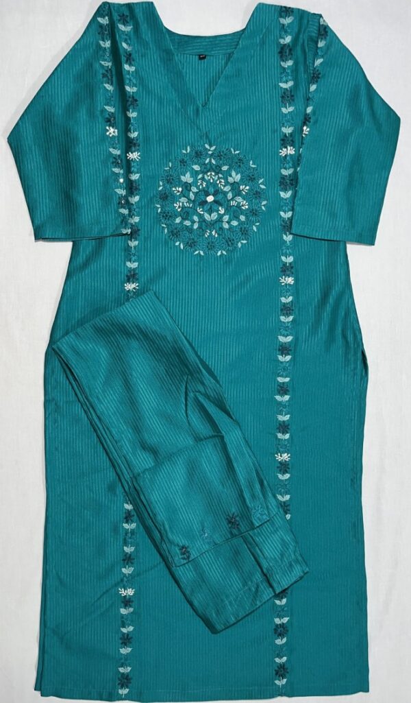 Designer Cotton Kurti Pant Set