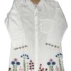 Stylish White Mal Cotton Co-ord Set