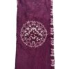Hand embroidery wine color long kurti