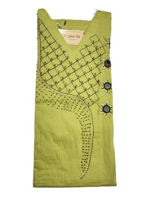 Kanta stitch kurti for women