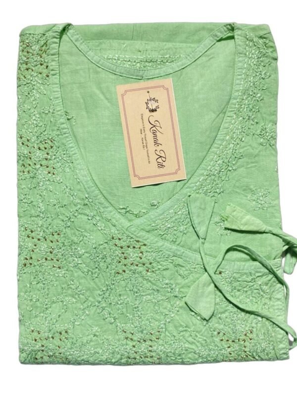 Angarakkha Mukhesh Work Chikankari Kurti