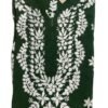 Elegant Dark Green Chikankari Kurti for Office Wear