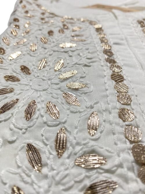 Elegant Gotapatti Chikankari Kurti