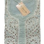 Elegant Grey Chikankari Kurti