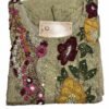 Elegant Hand Embroidered Kurti in Muslin Jacquard - Beige