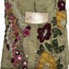 Elegant Hand Embroidered Kurti in Muslin Jacquard - Beige