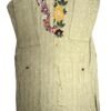 Elegant Hand Embroidered Kurti in Muslin Jacquard - Beige