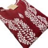 Elegant Maroon Chikankari Kurti for Office Wear