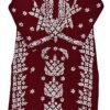Elegant Maroon Chikankari Kurti for Office Wear