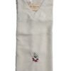 Elegant Off White Linen Kurti - Kanak Riti