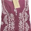 Elegant Rani Pink Chikankari Kurti for Office Wear