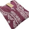 Elegant Rani Pink Chikankari Kurti for Office Wear