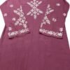 Elegant Rani Pink Chikankari Kurti for Office Wear