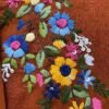 Rust brown cotton kurti set