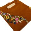 Rust brown cotton kurti set