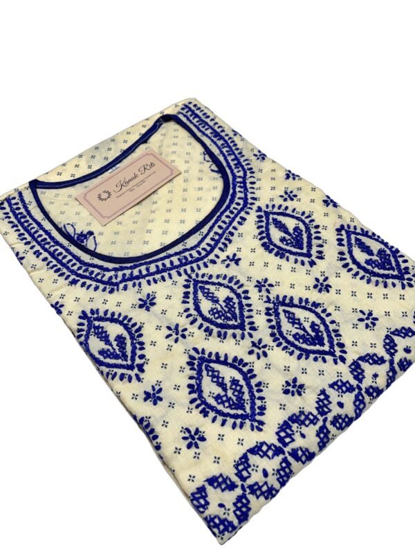 Elegant Yellow Chikankari Kurti for Daily Wear