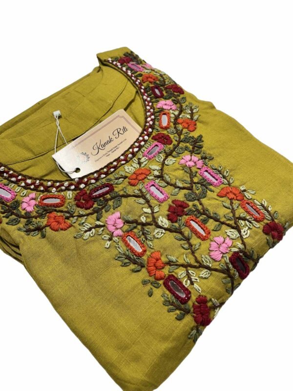 Premium Yellow Chikankari Kurti Set - Elevate Your Ethnic Style