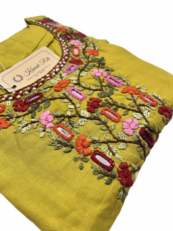 Premium Yellow Chikankari Kurti Set - Elevate Your Ethnic Style