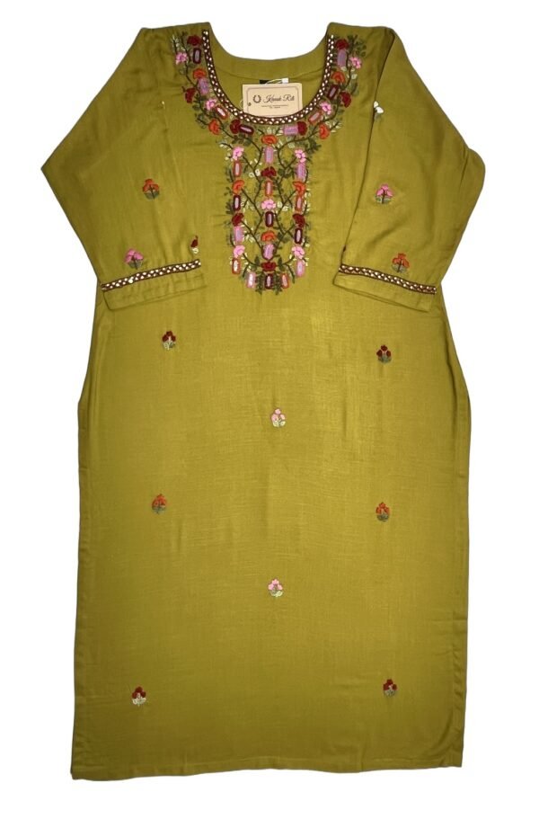 Premium Yellow Chikankari Kurti Set - Elevate Your Ethnic Style